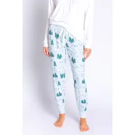 PJ Salvage Women's Just Chill Polar Bear Jammie Pants - ICE BLUE