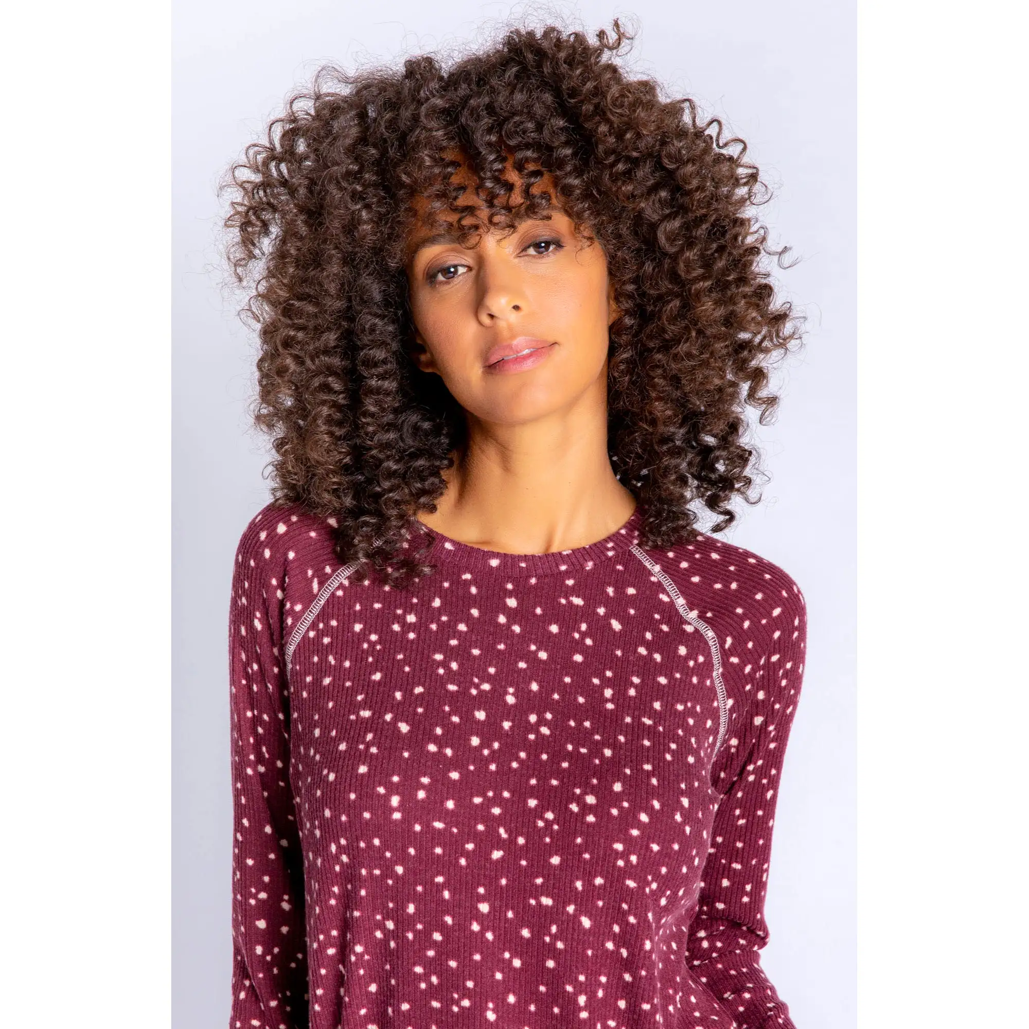 PJ Salvage Women's My Friend Spot Top - PORT