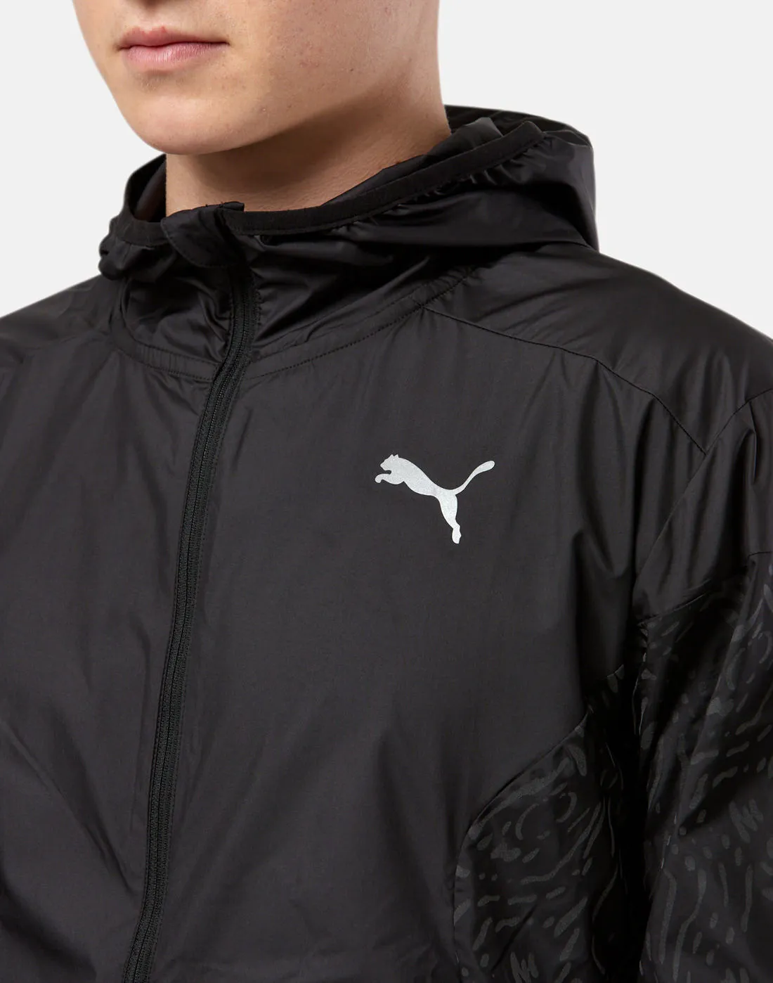 Puma Mens Refective Print Jacket