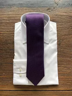 PURPLE ALMOST SOLID DOTS TIE