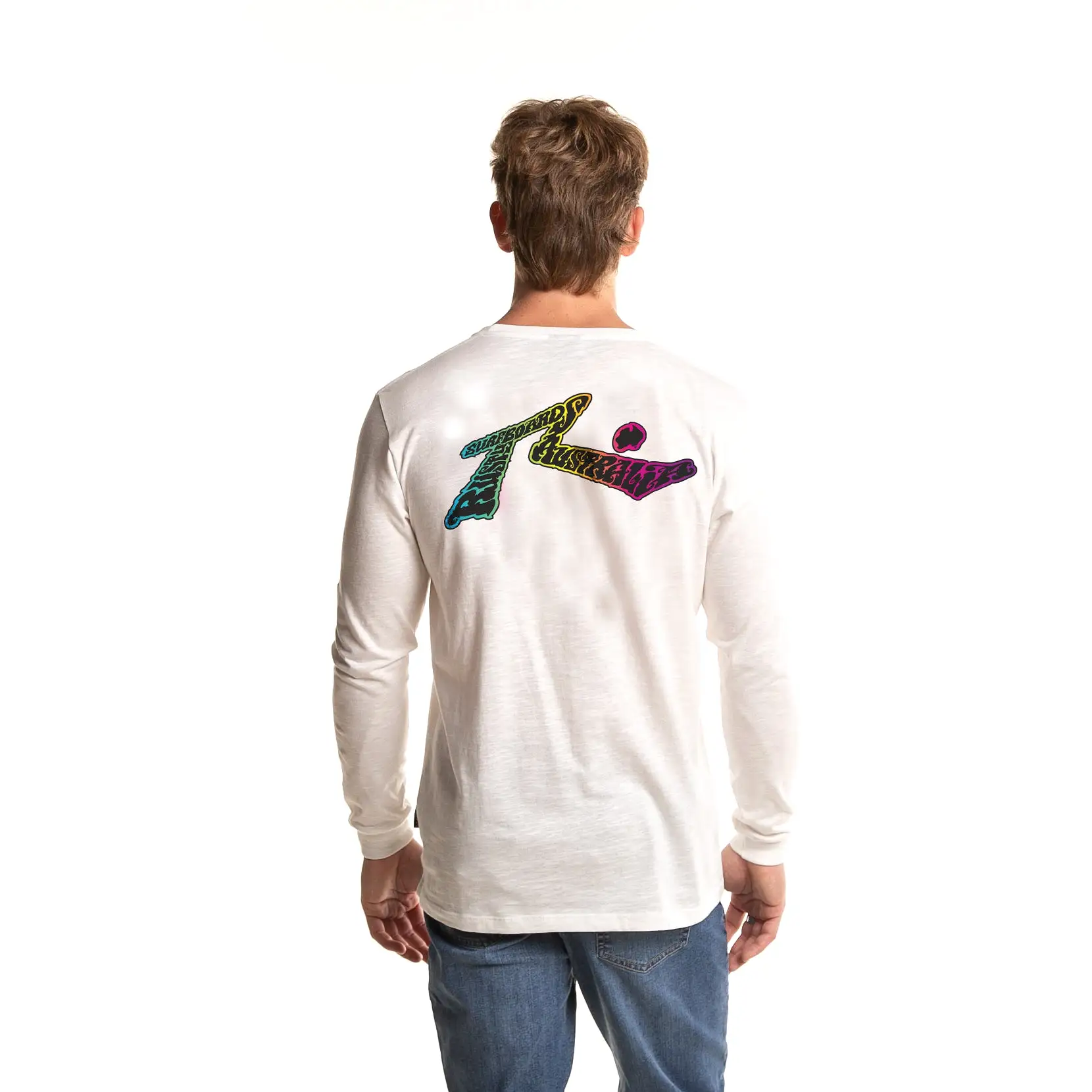 Remera Ml Rusty Oceania Ls Tee Off White