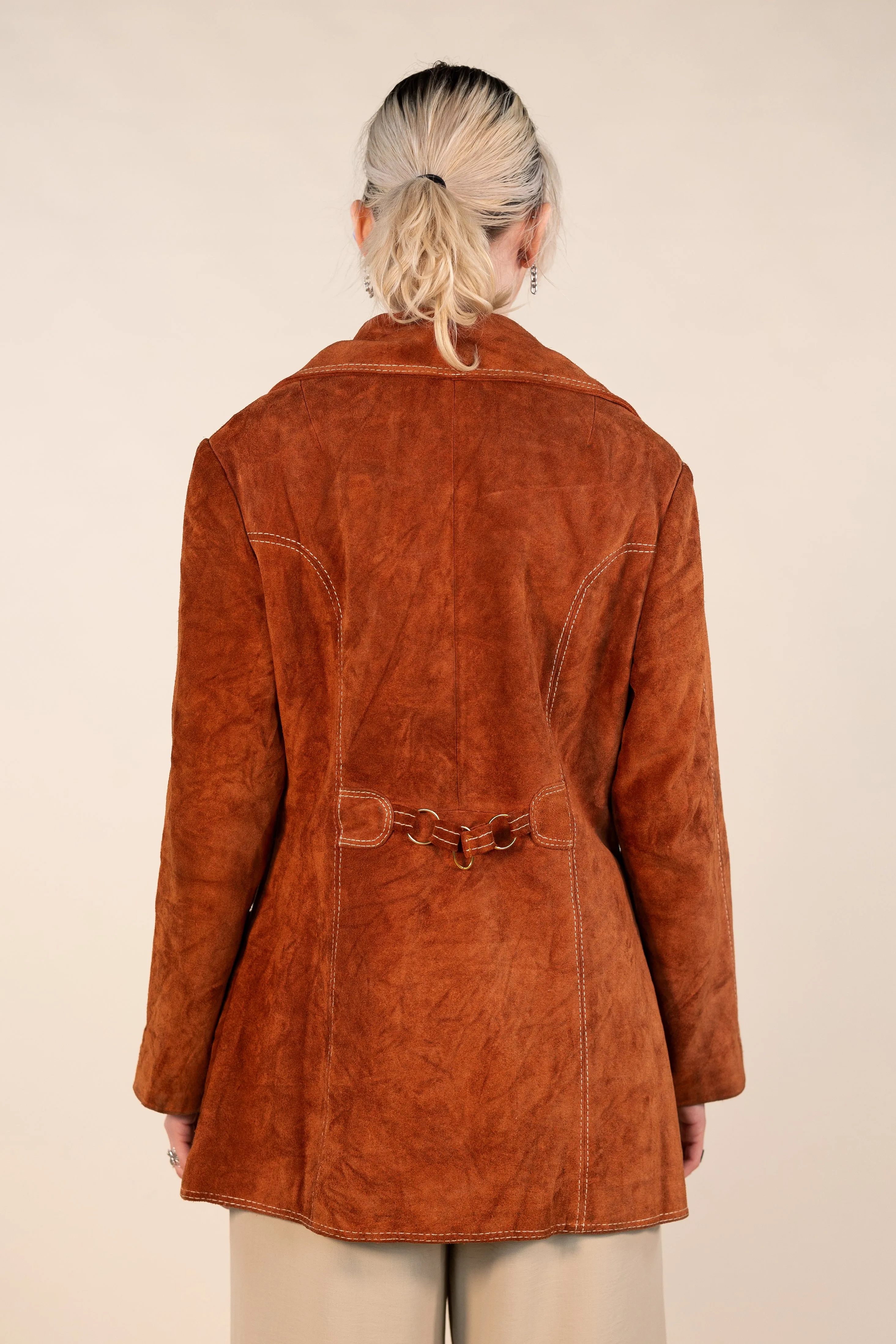 Retro 60s Look Suede Jacket | ThriftTale