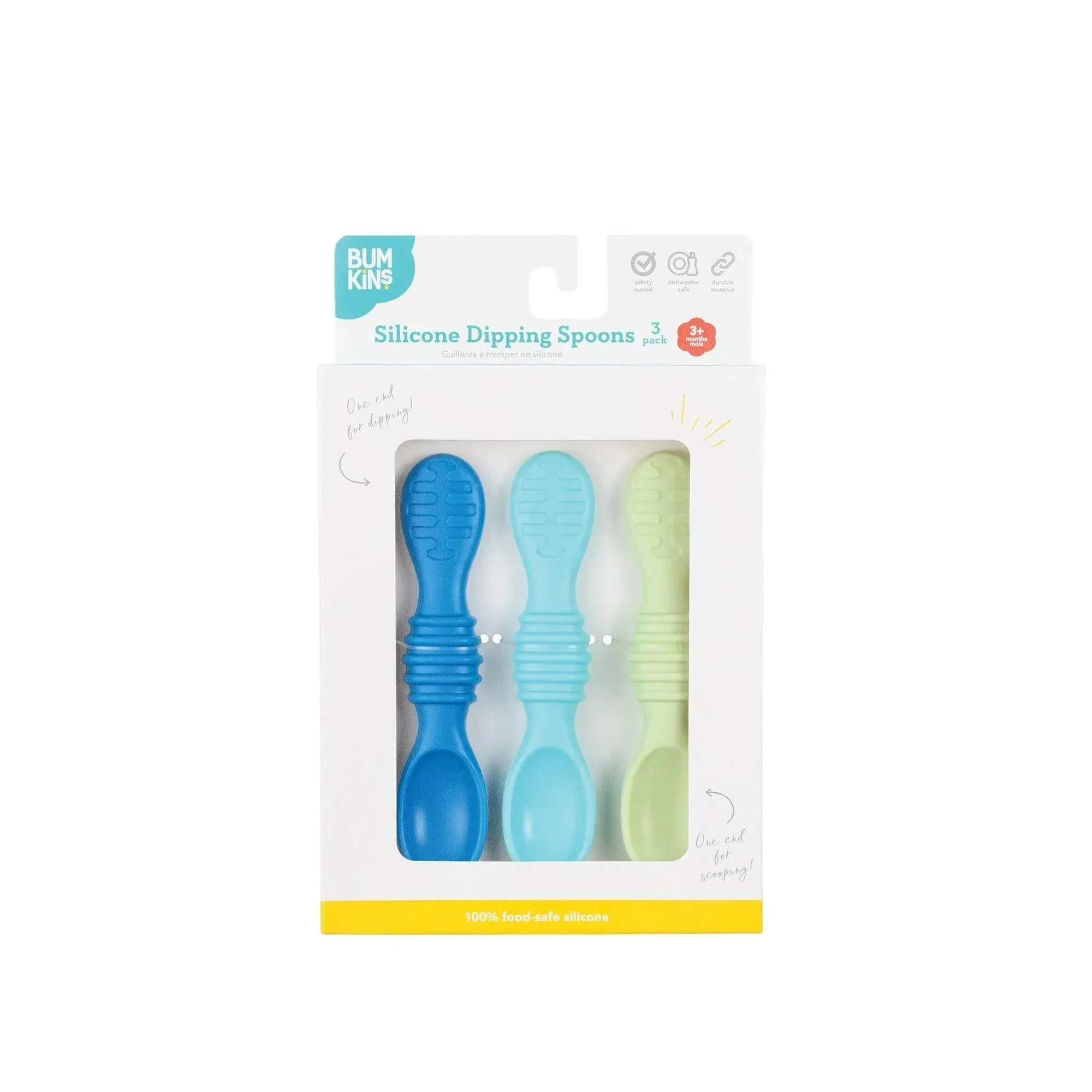 Silicone Dipping Spoons 3 Pack: Gumdrop