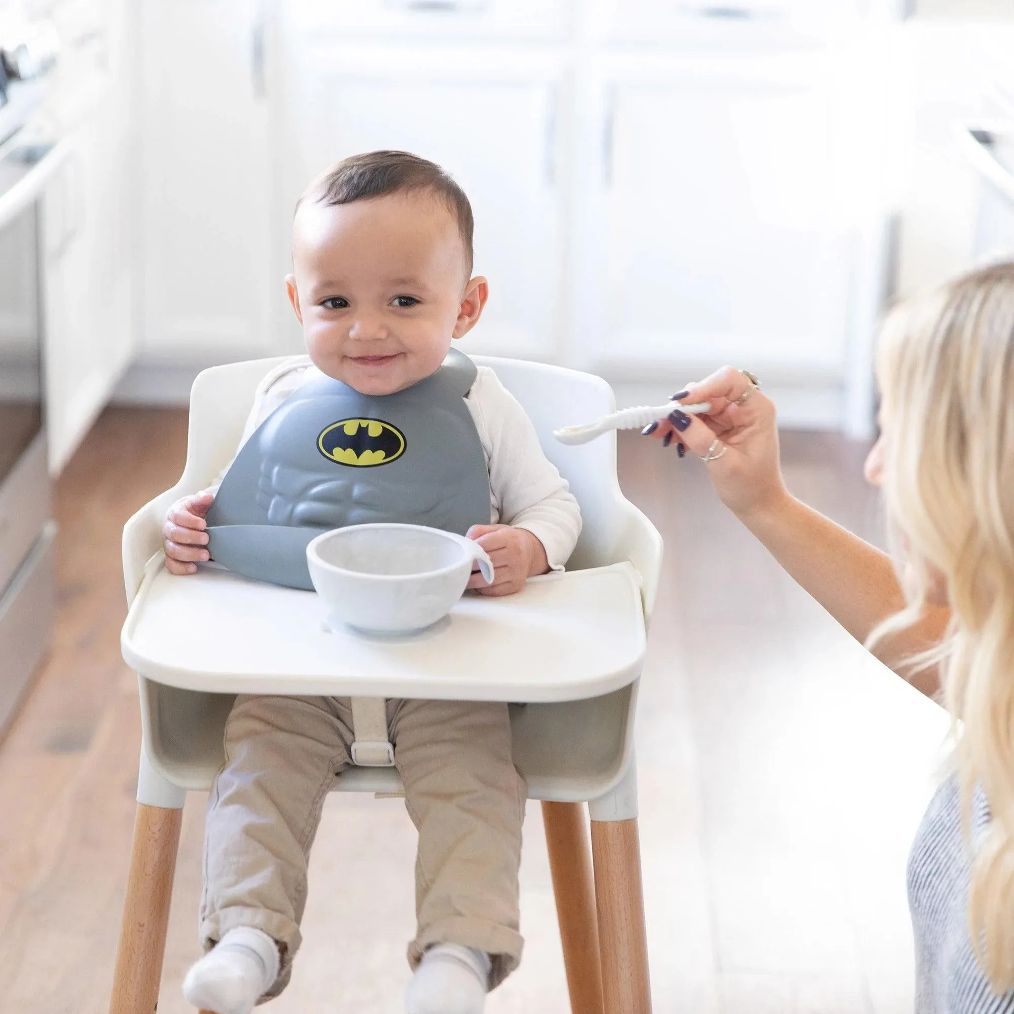 Silicone First Feeding Set: Marble