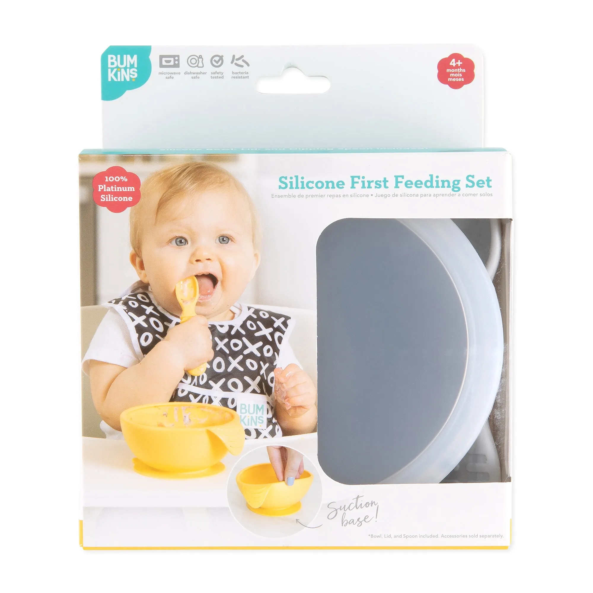 Silicone First Feeding Set: Marble