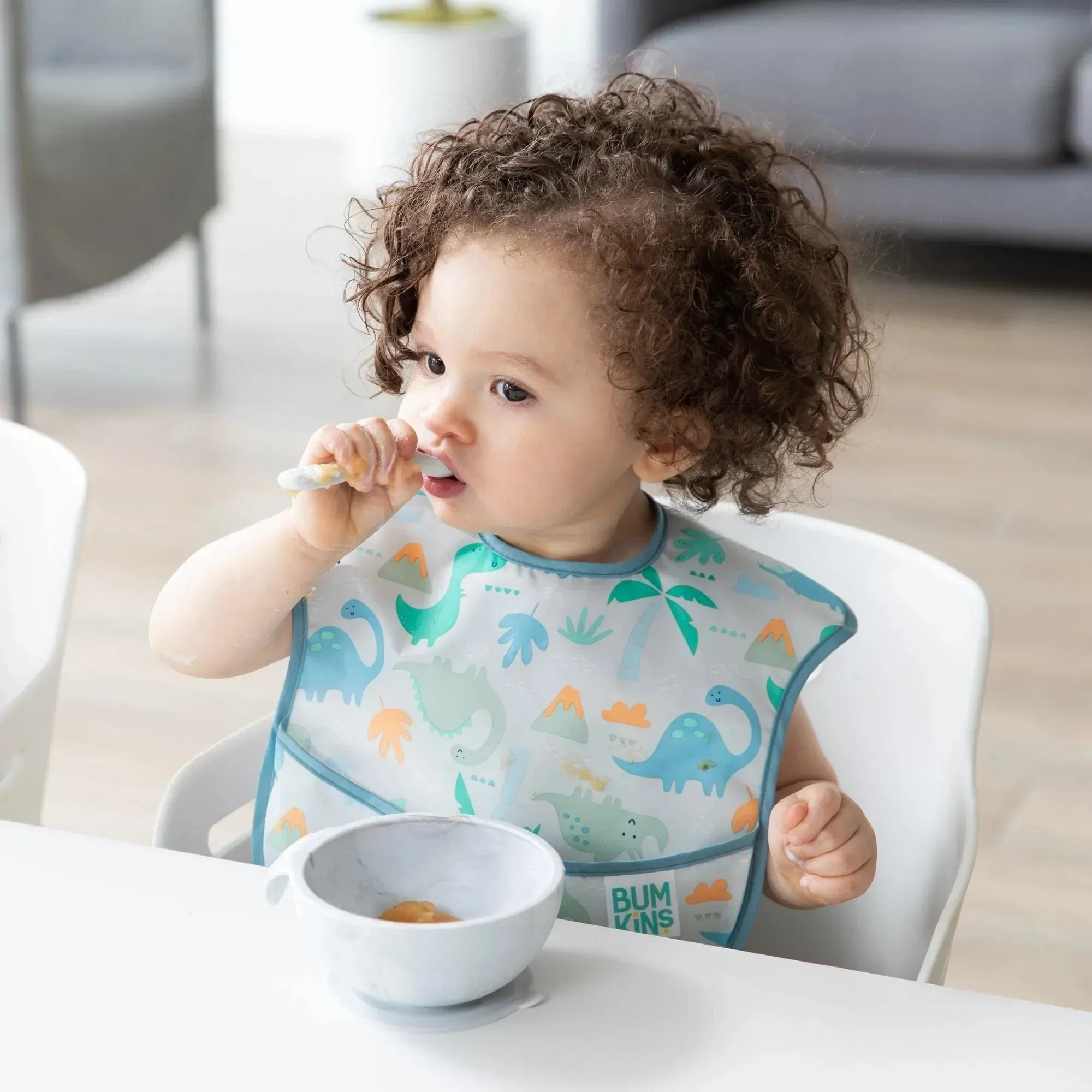 Silicone First Feeding Set: Marble