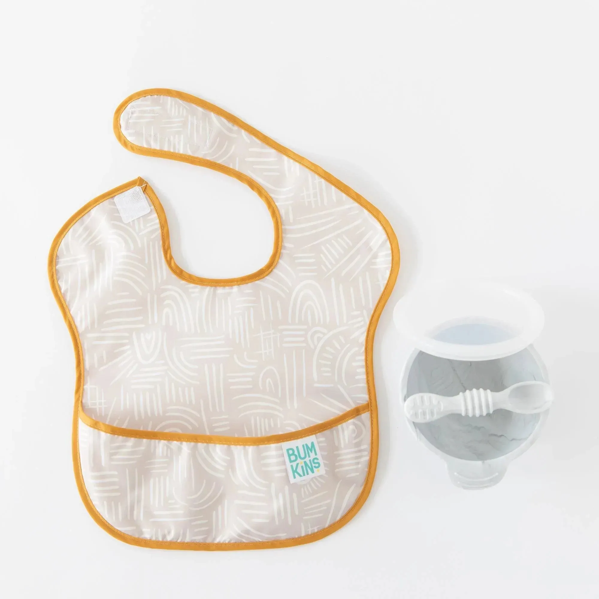 Silicone First Feeding Set: Marble