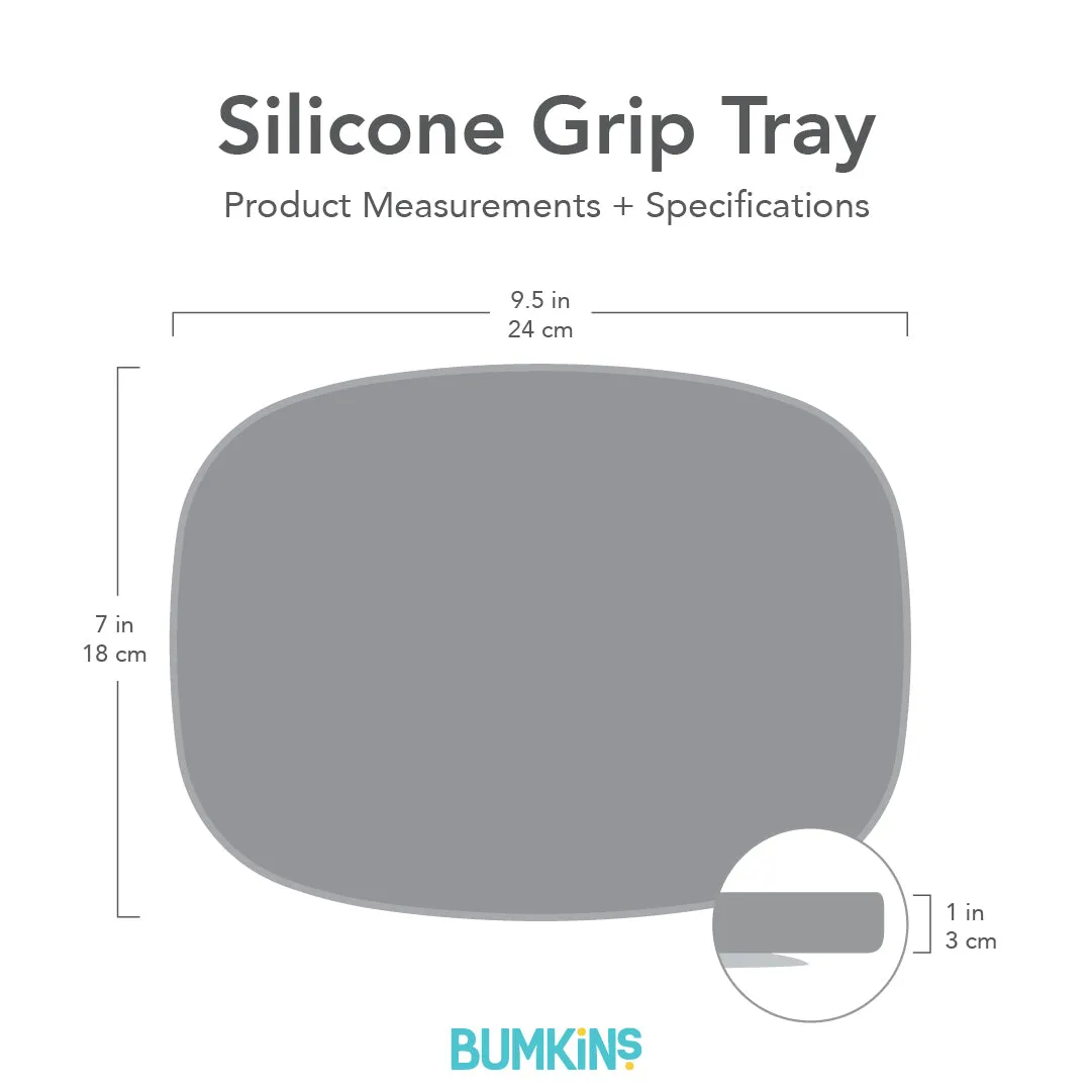 Silicone Grip Tray: Blue