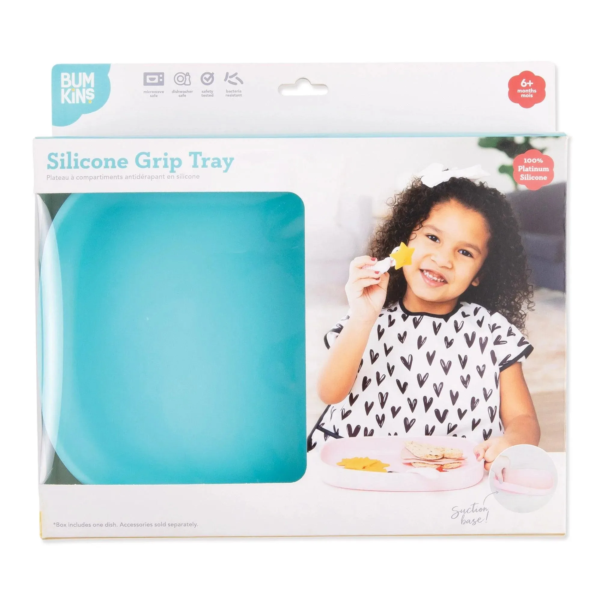 Silicone Grip Tray: Blue