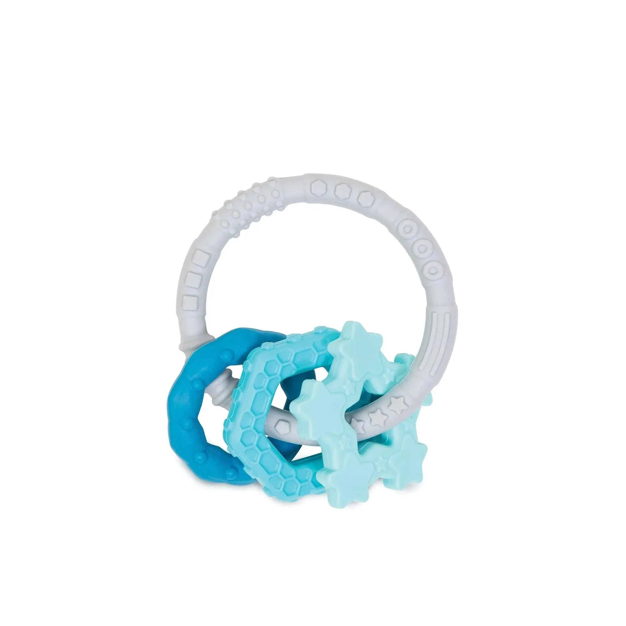 Silicone Teething Charms: Blue