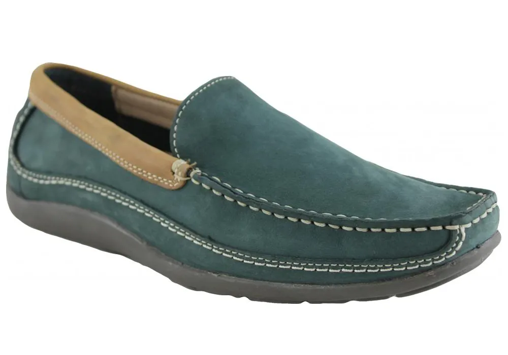 Slatters Brock Mens Casual Slip On Loafers