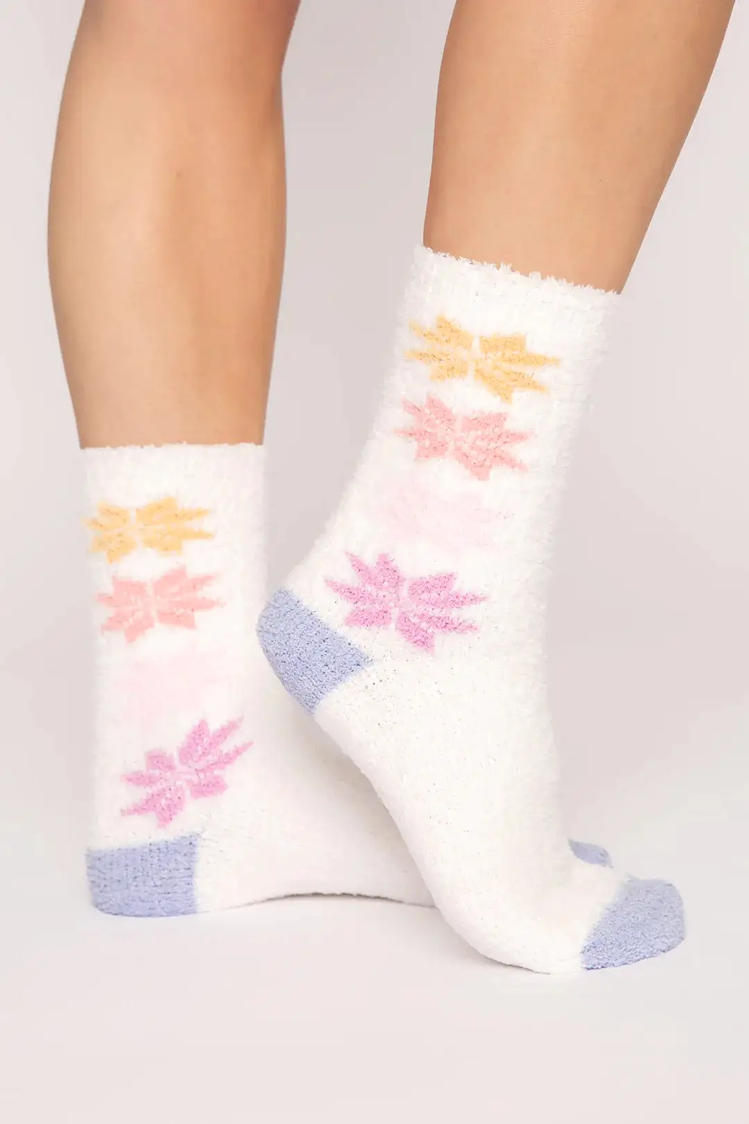 SNOWFLAKE PASTEL SOCKS - PJ SALVAGE