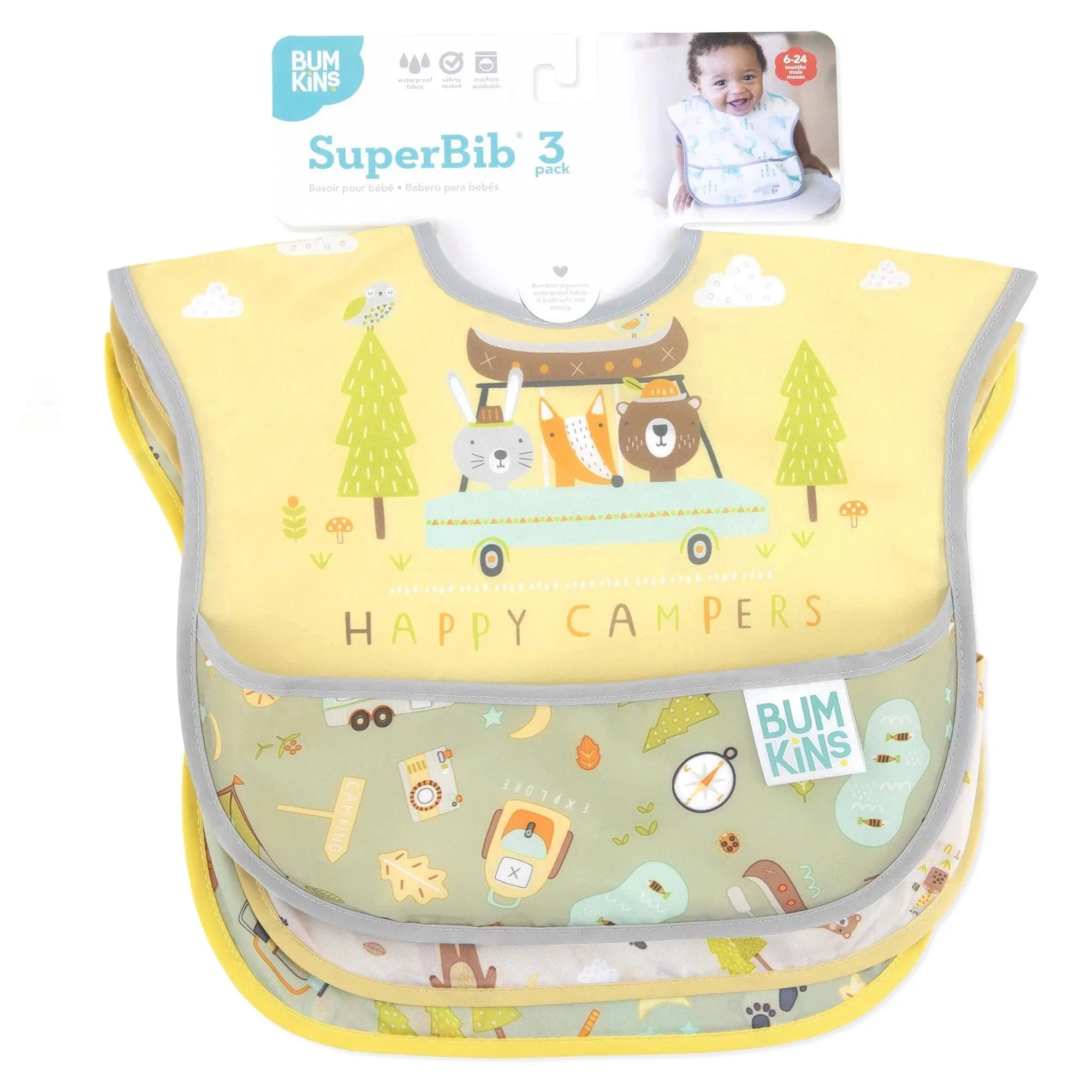 SuperBib 3 Pack: Happy Campers