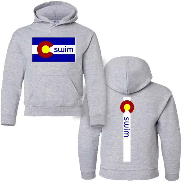 Swim Colorado Flag Cotton Hoody