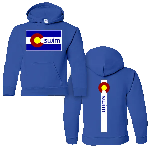 Swim Colorado Flag Cotton Hoody