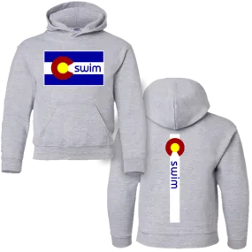 Swim Colorado Flag Cotton Hoody