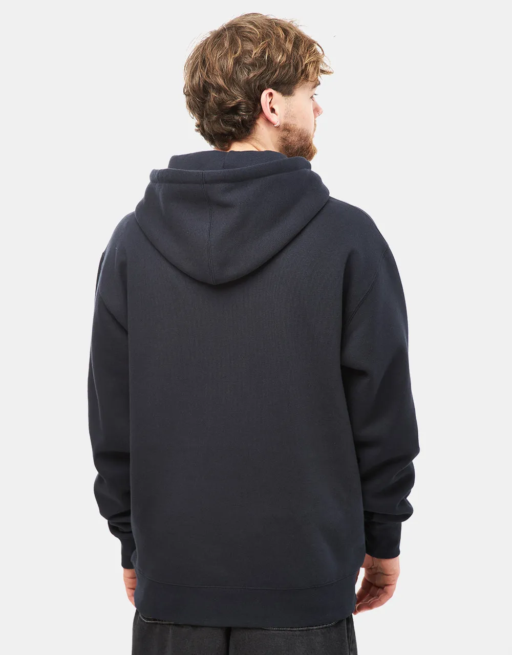 The Quiet Life Middle Of Nowhere Desert Serif Pullover Hoodie - Navy