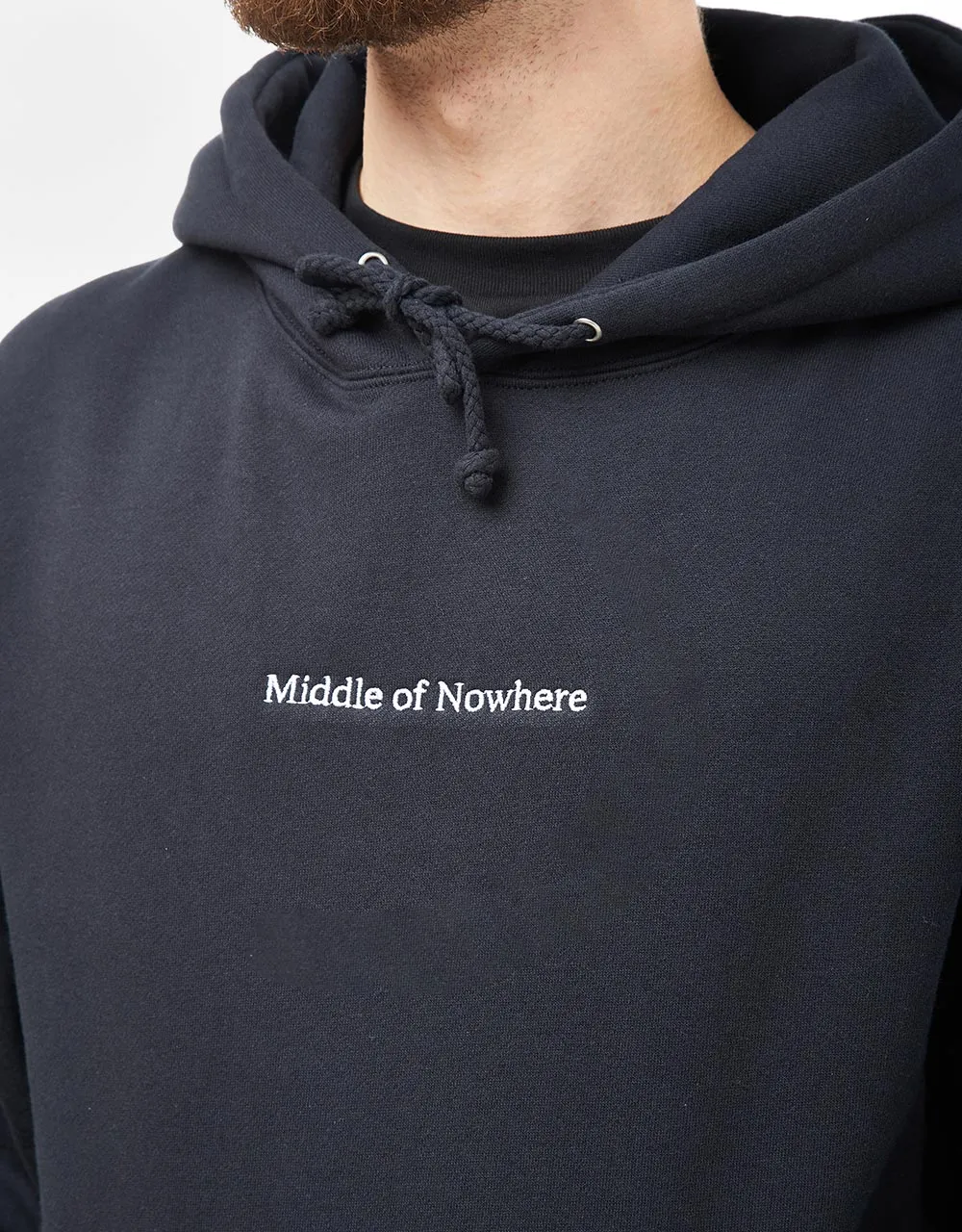 The Quiet Life Middle Of Nowhere Desert Serif Pullover Hoodie - Navy