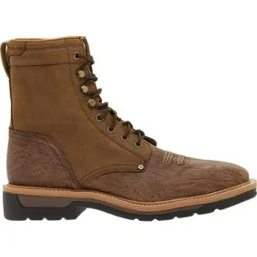 Twisted X Lacer Work Boots 8 Steel Toe Lite Western Lace Up Men MLCSL01