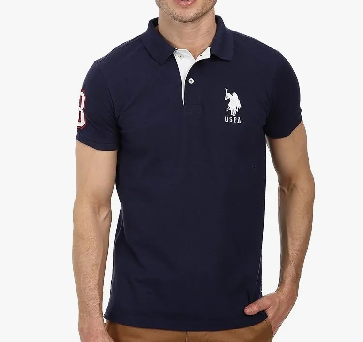 US POLO ASSN.  |Street Style Plain Cotton Short Sleeves Logo Polos