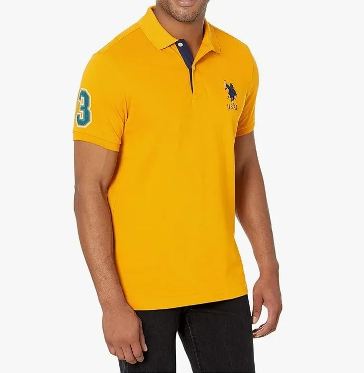 US POLO ASSN.  |Street Style Plain Cotton Short Sleeves Logo Polos