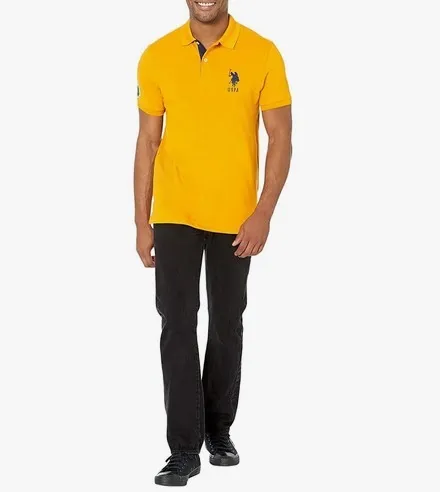 US POLO ASSN.  |Street Style Plain Cotton Short Sleeves Logo Polos