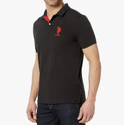 US POLO ASSN.  |Street Style Plain Cotton Short Sleeves Logo Polos