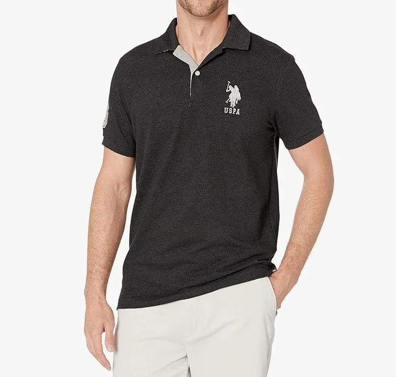 US POLO ASSN.  |Street Style Plain Cotton Short Sleeves Logo Polos