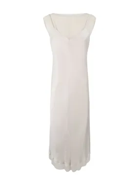 Vince Chiffon Layered Slip Dress in Champagne