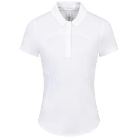 Womens Quick Drying Nylon Polo White - SS24