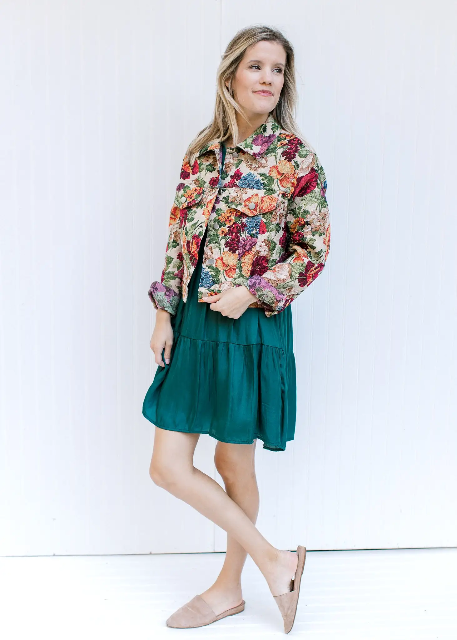 X Floral Tapestry Jacket