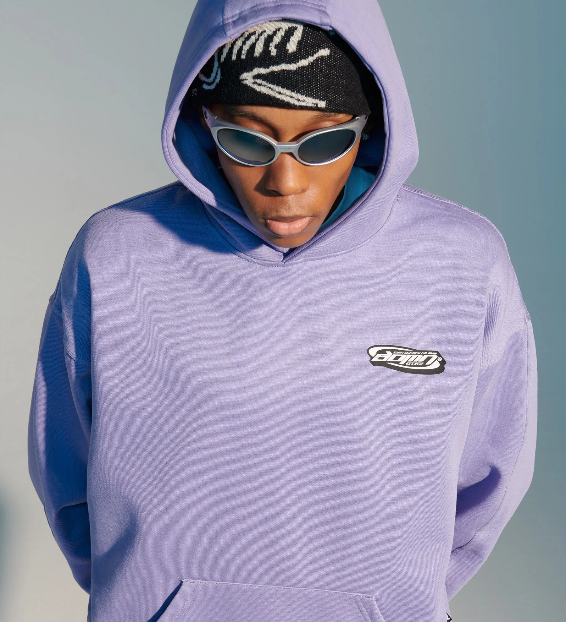 Y2K Orbit Hoodie [Lavender]